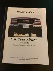 La página diésel: GMC 6,5 L turbo diésel Vol III potencia, economía de combustible y servicio - Imagen 1 de 6
