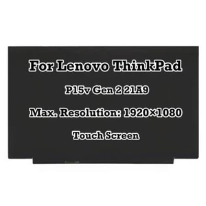 LCD Touch Screen for Lenovo ThinkPad P15v Gen 2 21A90039US 21A9003JUS 21A9003NUS - Picture 1 of 4