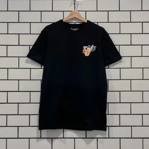 GIFTS OF FORTUNE NEON GIRL T-SHIRT BLACK - Picture 1 of 4
