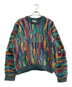 COOGI 90's Knitted Sweater 3D Knit Multicolor Wool Made in Australia Size S - Picture 1 of 10