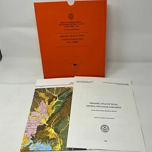 Atlas Geológico de Texas: Crystal City - Hoja Eagle Pass, Mapa Geológico 1976 - Imagen 1 de 1