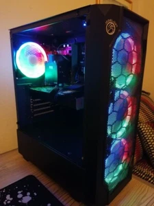 Gaming PC Custom Intel i5-6500 GTX1060 16GB RAM 256GB SSD 1TB HDD - Picture 1 of 4