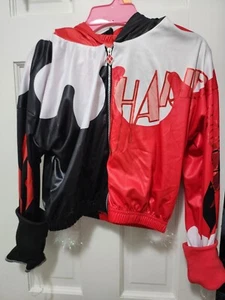 Harley Quinn Halloween Costume Large 10-12 Jacket Pants Rubies DC Anyday Heroes  - Picture 1 of 9