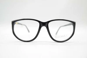 Vintage Brendel 4002 Black Oval Glasses Eyeglass Frame NOS - Picture 1 of 6