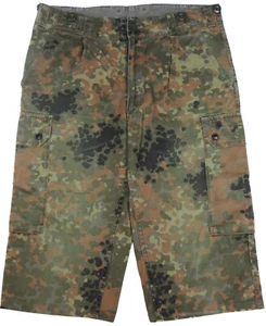 German Bundeswehr Flecktarn Bermuda Shorts Trousers Pants Uniform Fleck Camo - Picture 1 of 7