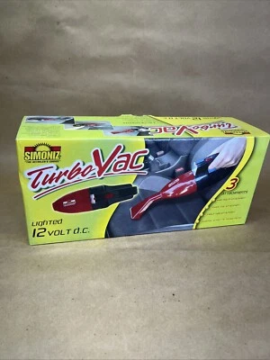 Simoniz Lighted Turbo Vac Model A0200 w/Attachments Handheld Car Vacuum NEW - Image 1 of 4