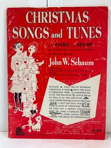 Christmas Songs & Tunes Sheet Piano or Organ Chorus Carol Music Book Lyric Along - Picture 1 of 12