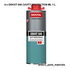 4 x NOVOL GRAVIT 640 ML RUST PROOFING BODY CAVITY WAX 1L LITRE CAN PROTECTION