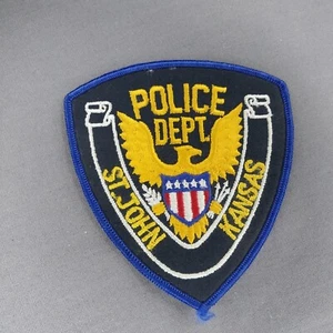 St. John KS Kansas Police Dept. Department 4,5" Patch - Bild 1 von 2