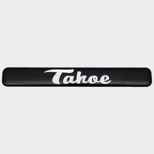 Tahoe Boat Raised Emblem Decal 080507 | Sticker Black Silver