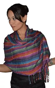 Shawls Scarves Hijab Evening Wrap Cover-Up Woven Reversible Lightweight Stylish - Picture 1 of 2