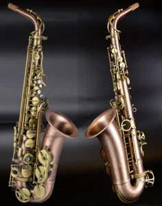 customized Alto Saxophone Hand made Antique Eb Sax High grade Case - Picture 1 of 3