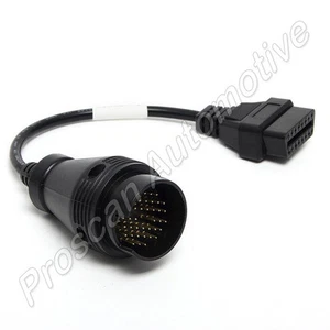 16 Pin to 38 Pin OBD2 OBDII Scanner Adapter Connector Cable Diagnostic for IVECO - Picture 1 of 7