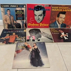 Mario Lanza Vintage 1950’s Record Lot Of 7 LP Vinyl  VG to EX Condition - Picture 1 of 8