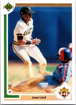 1991 Upper Deck - #258 Jose Lind - Image 1 of 2