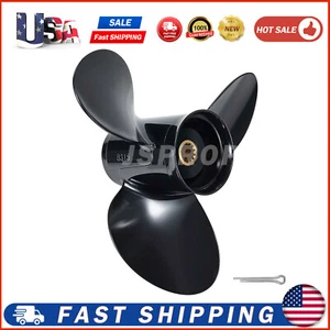 Prop 11 3/8x14P Boat Propeller Fit Johnson Evinrude Engines 40-50HP 13 Tooth RH - Picture 1 of 7