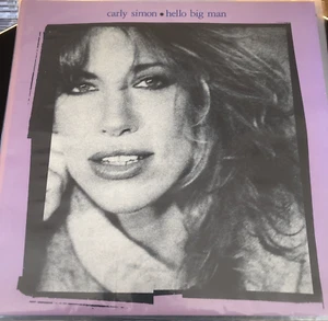 Mint- Carly Simon hello big man Warner Records Stereo LP - Picture 1 of 2