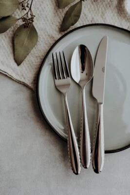 Mulex Besteck Set Payette poliert 60tlg. aus Chrom-Edelstahl im Geschenkkarton - Bild 1 von 4