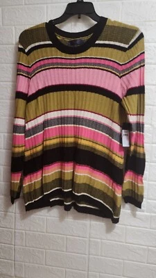 Полосатый свитер Kennedy Rachel Roy 2X - Изображение 1 из 2