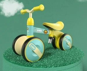 Balance Bike for Kids Toddlers Walker 4 wheels - B Duck Be Playful, 10-24 Month - Picture 1 of 5