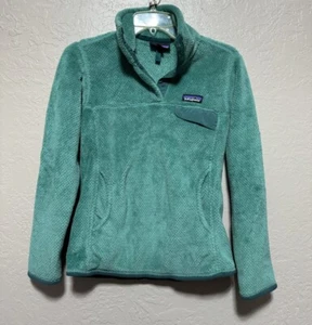 Patagonia Re-Tool Snap-T Pullover Sweater Size XS Green - Picture 1 of 3