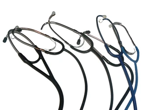 3M Littmann Classic II Professional Stethoscope Lot of 6 – Black – For Parts - Picture 1 of 10