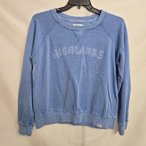 Sudadera Pullover Azul 84 Highland Azul Lavado Para Mujer Talla Grande Y2K  - Imagen 1 de 8