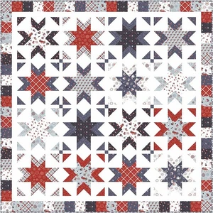 Sparklers Quilt Kit KT-15710 by Wendy Sheppard, fabric Lori Whitlock Riley Blake - Picture 1 of 2