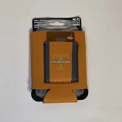 Enfriador de latas/botellas Tennessee Volunteers con bolsillo para abrebotellas incluido Foto 1 de 3