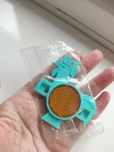 Kellogg’s Cockeral Bike Spoke Reflector 1980's New Sealed Turquoise - Picture 1 of 1