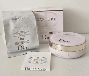 DIOR Capture DreamSkin Moist + Perfect Cushion (040) SPF 50 PA+++ 2 X 15g New - Picture 1 of 10