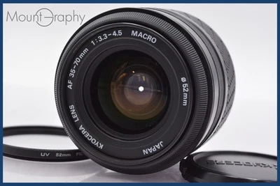 【Near Mint】 KYOCERA AF 35-70mm F3.3-4.5 MACRO Front cap&Filter #yk4252 - Image 1 of 4
