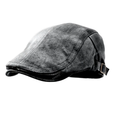 麂皮绒天鹅绒盖茨比常春藤帽子鸭嘴帽高尔夫驾驶平出租车司机报童 — 第 1/4 张图片
