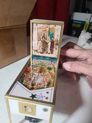 Wizard of oz Miniature Pinball Machine 1993 for Dollhouse Display Only - Image 1 of 4