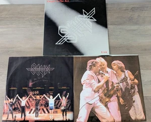 STYX Caught in the Act Live A&M Original Pressing 1984 2xLP Vinyl Record NM - Imagen 1 de 8