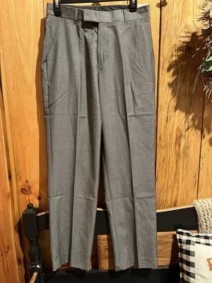 Calvin Klein Boys Dress Pants Flat Front Modern Fit Silverware Size 18 Reg NWT - Image 1 of 4