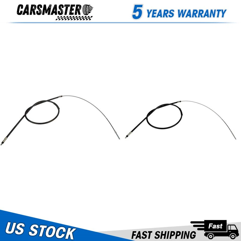 2X Cable de freno de estacionamiento trasero primera parada para BMW 323Ci 2000 Foto 1 de 1