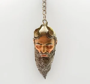 God Of War Steinmetz Sammleredition Mimirs Kopf sprechender Schlüsselanhänger - Bild 1 von 9