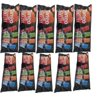 Tango Freeze at Home Ice Pops - 10er Pack - Fizzy Fruit Flavour Squeezee Lollies - Bild 1 von 10