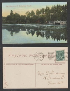St. Catharines Ontario Postcard Martindale Bridge Pub. Stedman Bros Circa 1908 - Picture 1 of 4