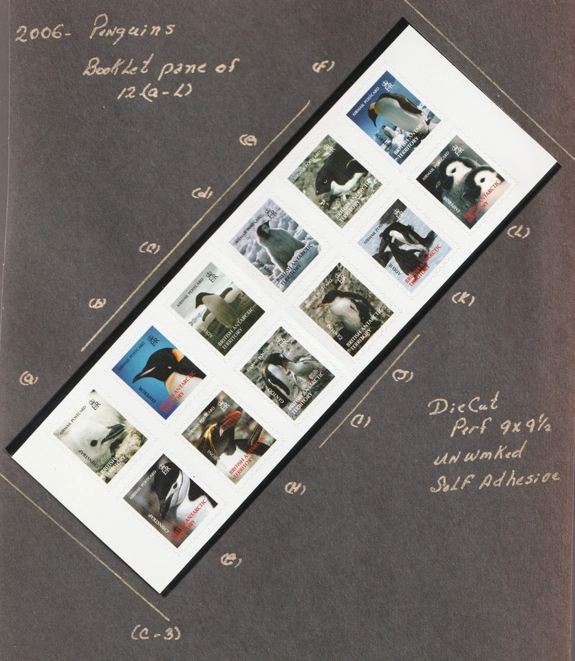 2006 BAT British Antarctic Territory Sc# C3 - Penguins. MNH booklet Cv$29.00 - Image 1 of 1