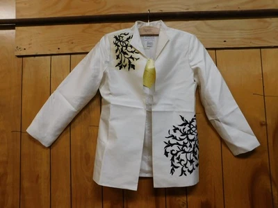 Aplique vintage nuevo con etiquetas VICTOR COSTA con cuentas talla 14 EE. UU. Foto 1 de 4