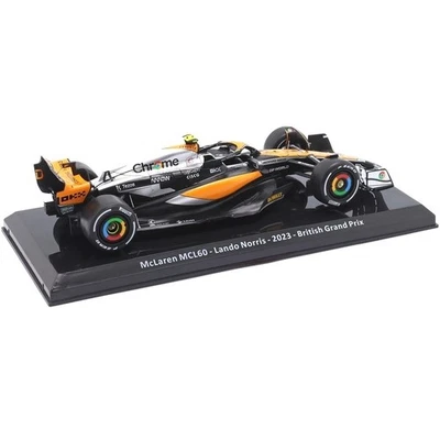 CENTAURIA 1:24 McLaren MCL60 Lando Norris 2023 Britis F1 Hachette Diecast BLISTER ARRUGADO