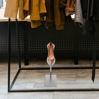  Scarpiera Metallo in Porta Del Display Per Scarpe Scarpone Regolabile - Immagine 1 di 4