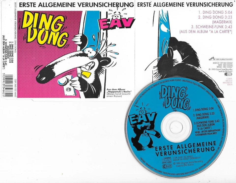 EAV - ding dong - erste allgemeine verunsicherung   - CD - 3 tracks - Bild 1 von 1