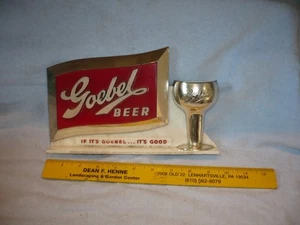 Vintage Schild "Goebel Bier" Kunststoff - Bild 1 von 2