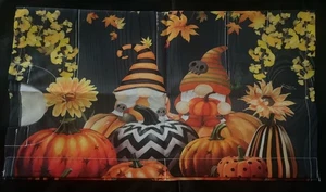 Gnomes and Pumpkins  Magnetic Mailbox Cover  Standard Size - Picture 1 of 2