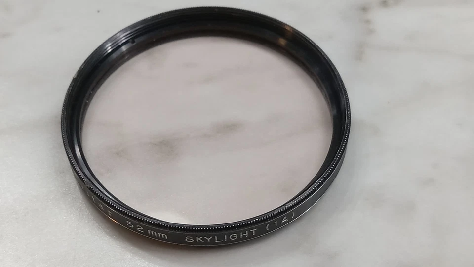 Vivitar 52mm Skylight (1A)  Lens Filter, Used, Excellent Condition. No Scratches - Image 1 of 3