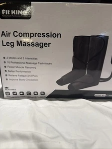 Fit King Air Compression Leg Massager Black Model FT-009A - Picture 1 of 2