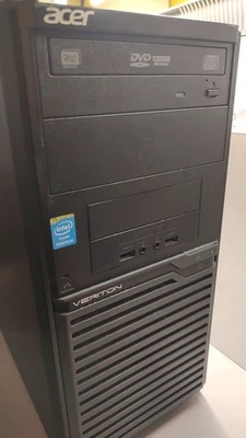 PC Desktop Fisso Acer Veriton M2631: Intel G3220 3.0GHz, 4GB DDR3, 250GB HD, DVD - Immagine 1 di 4